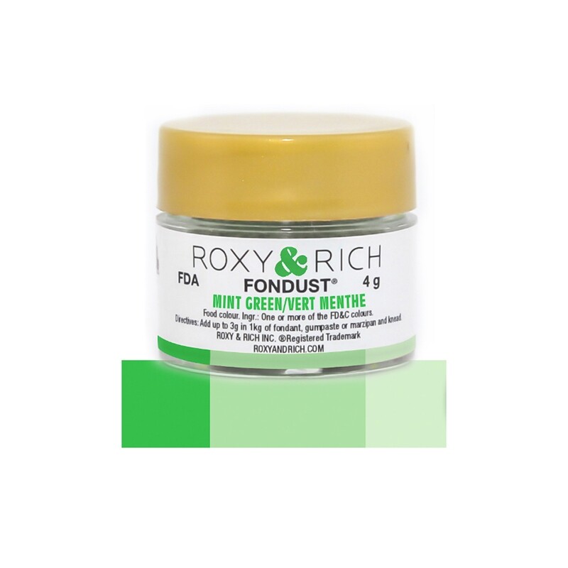 R &amp; R Fondust Mint Green 4g