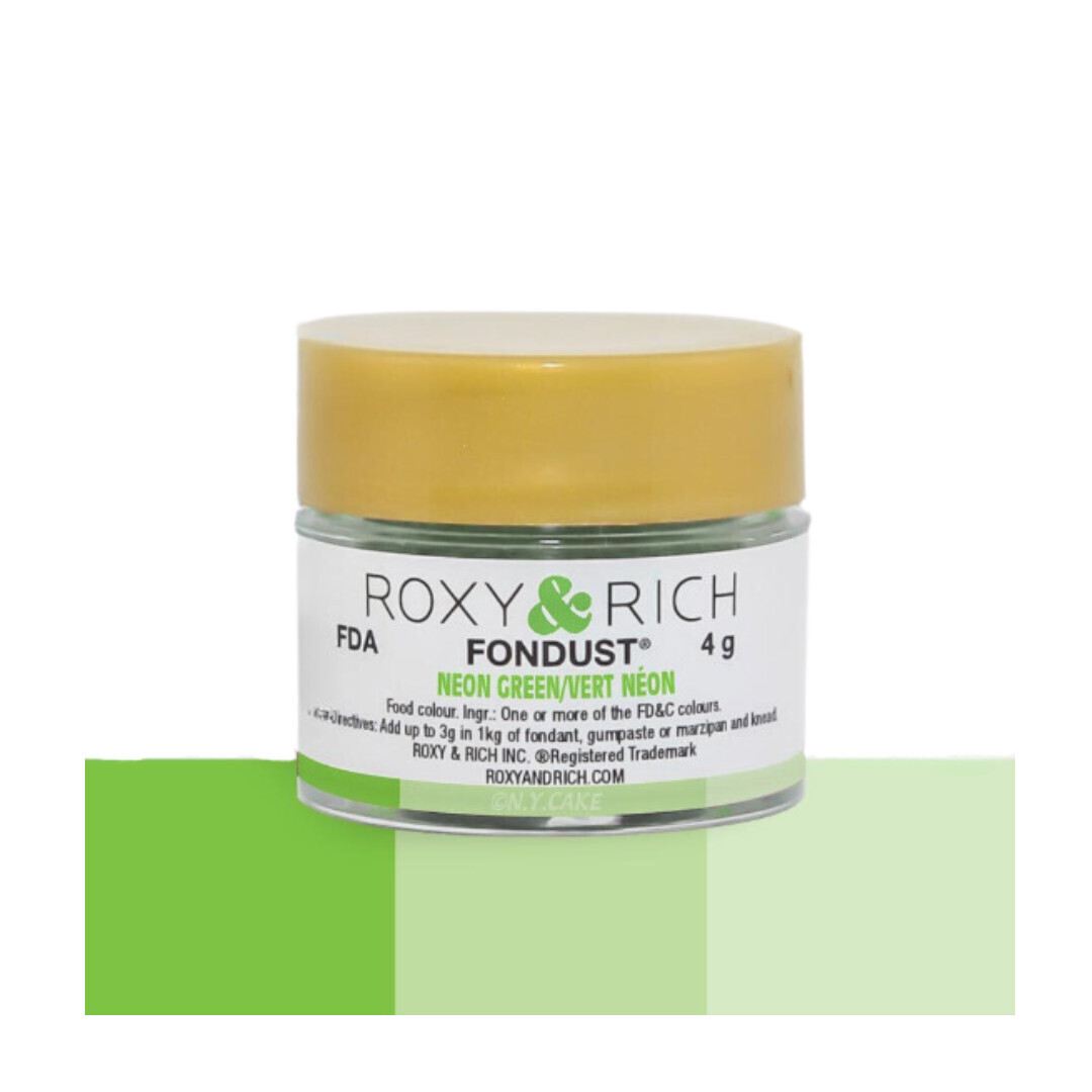 R &amp; R Fondust Neon Green 4g