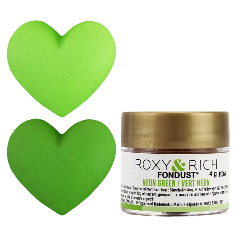 R &amp; R Fondust Neon Green 4g