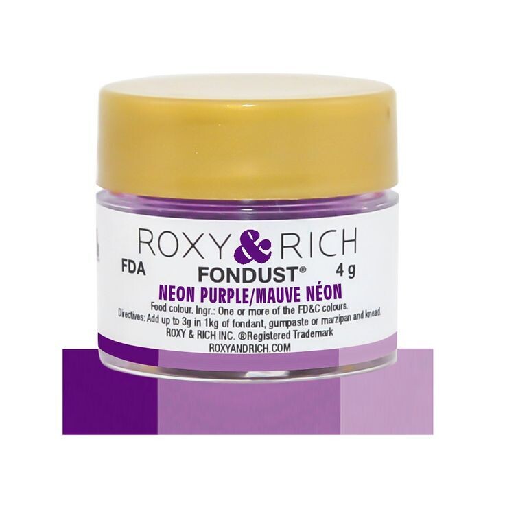 R &amp; R Fondust Neon Purple 4g