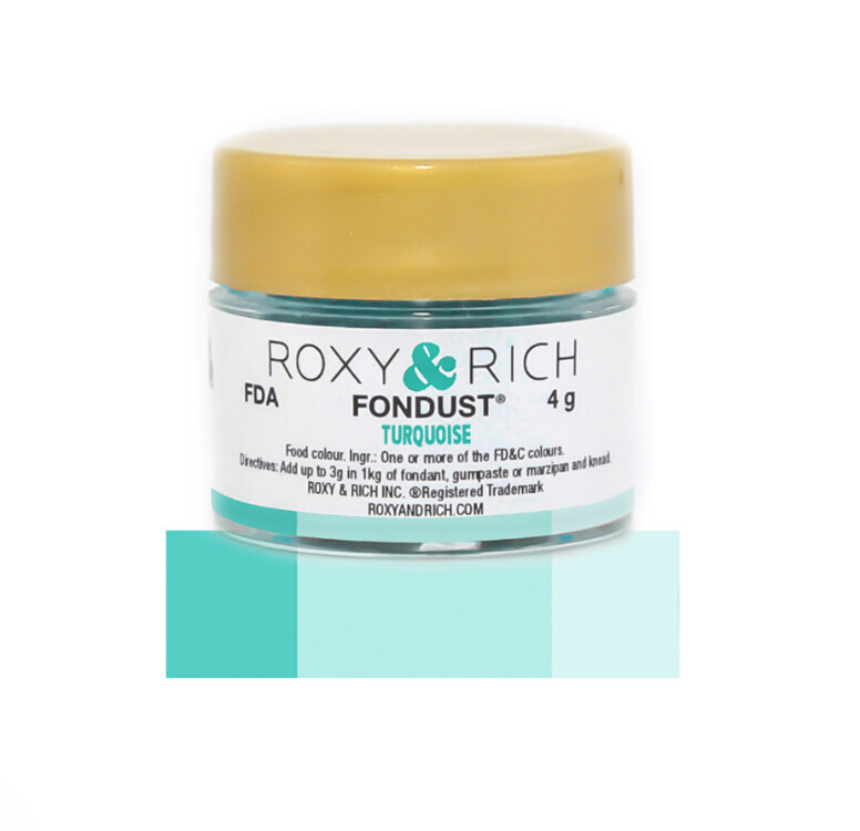 R &amp; R Fondust Turquoise 4g