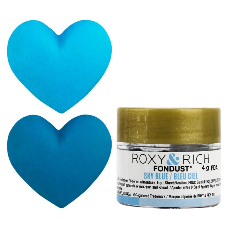 R &amp; R Fondust Sky Blue 4g