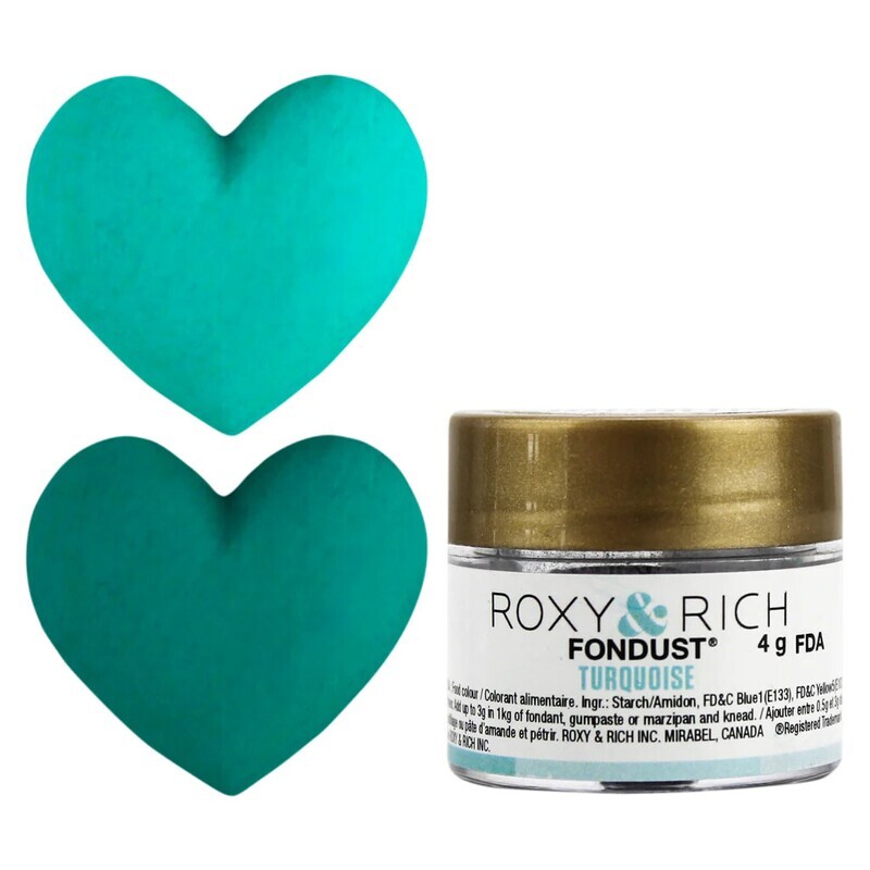 R &amp; R Fondust Turquoise 4g