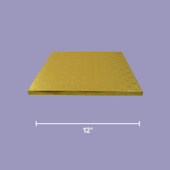 Drum Gold 12” Square