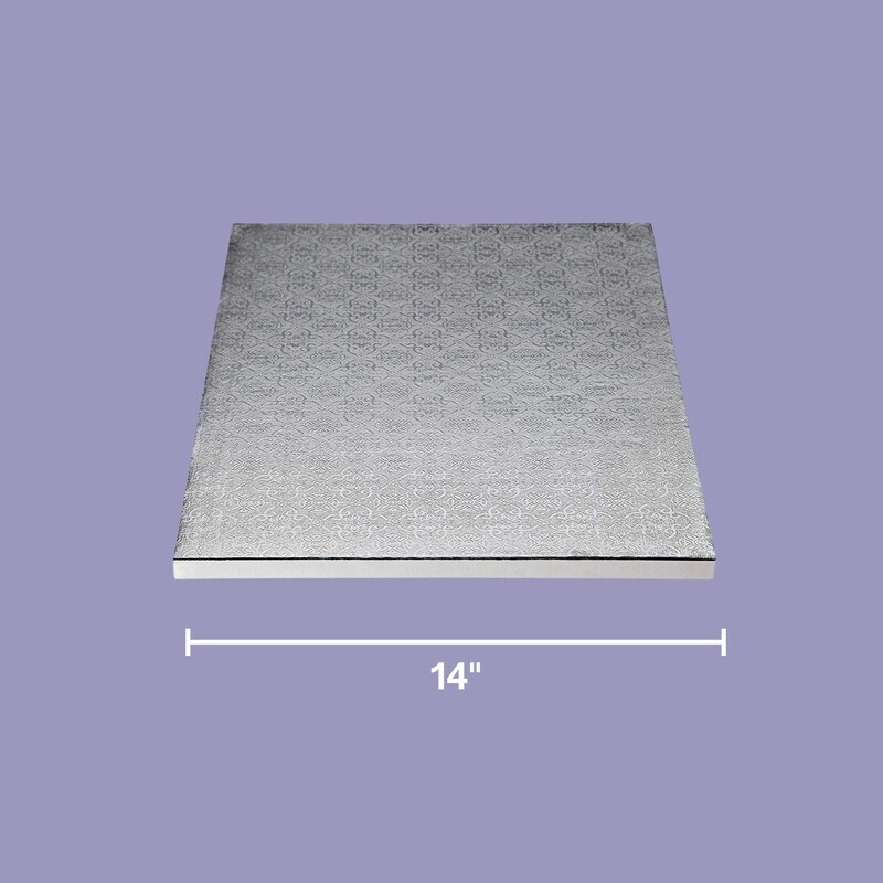 Drum Silver 14” Square