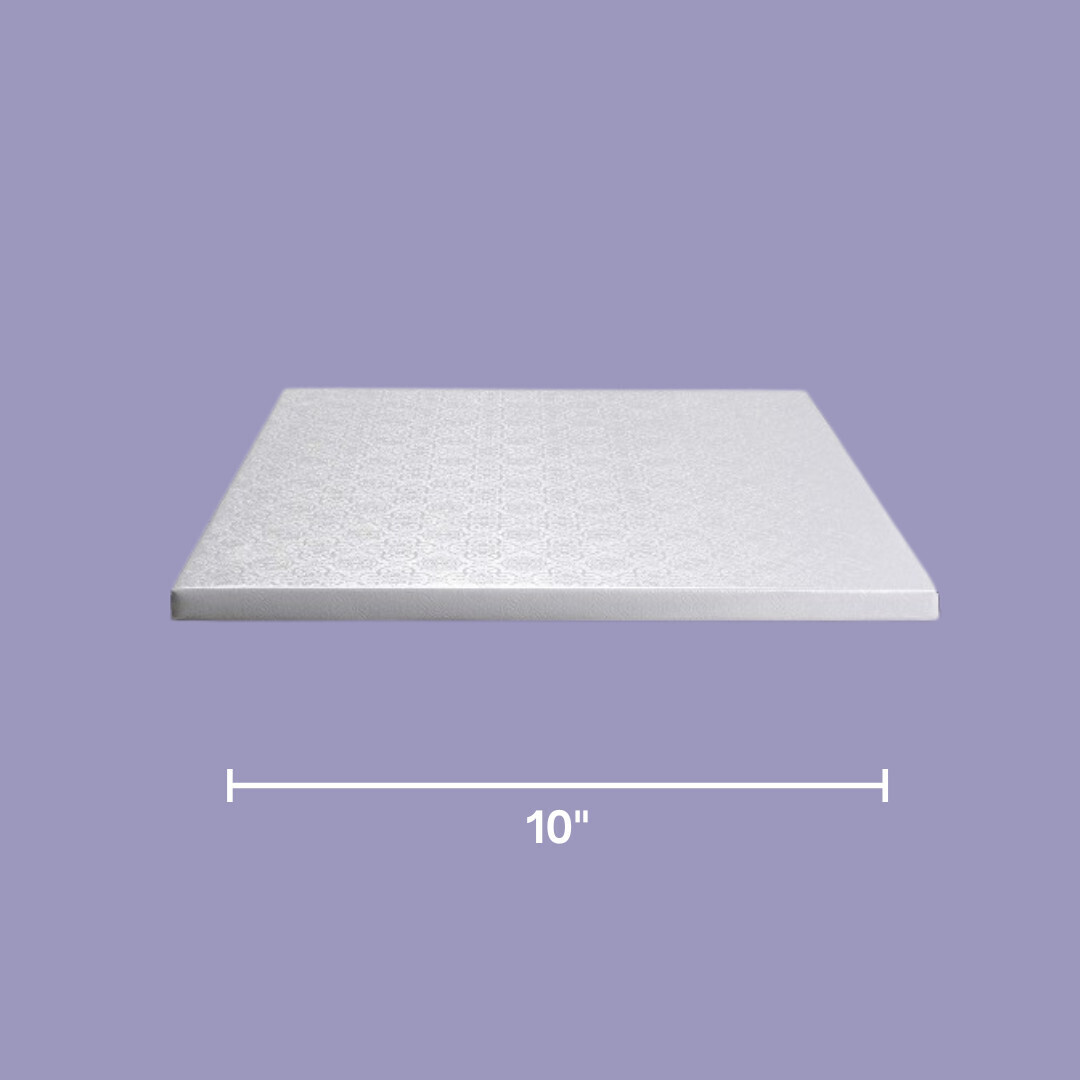 Drum White 10&quot; Square