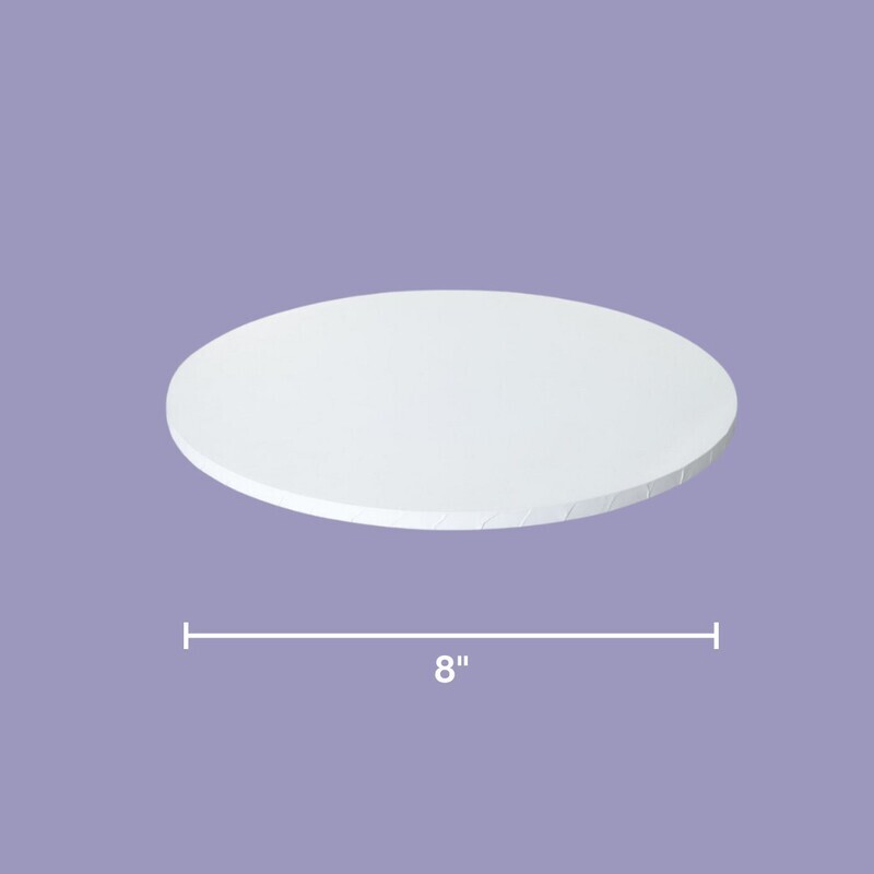 Drum White 8&quot; Round