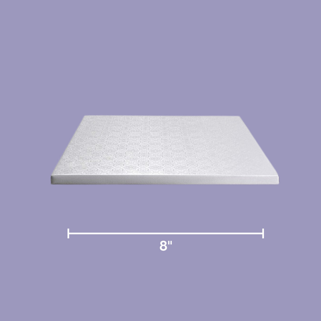 Drum White 8&quot; Square
