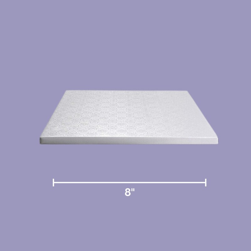 Drum White 8&quot; Square