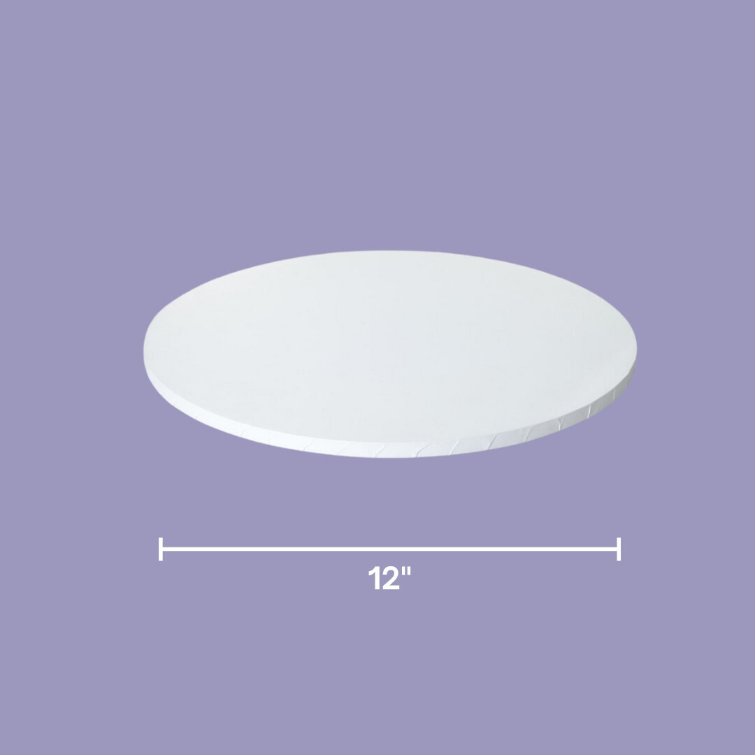 Drum White 12” Round