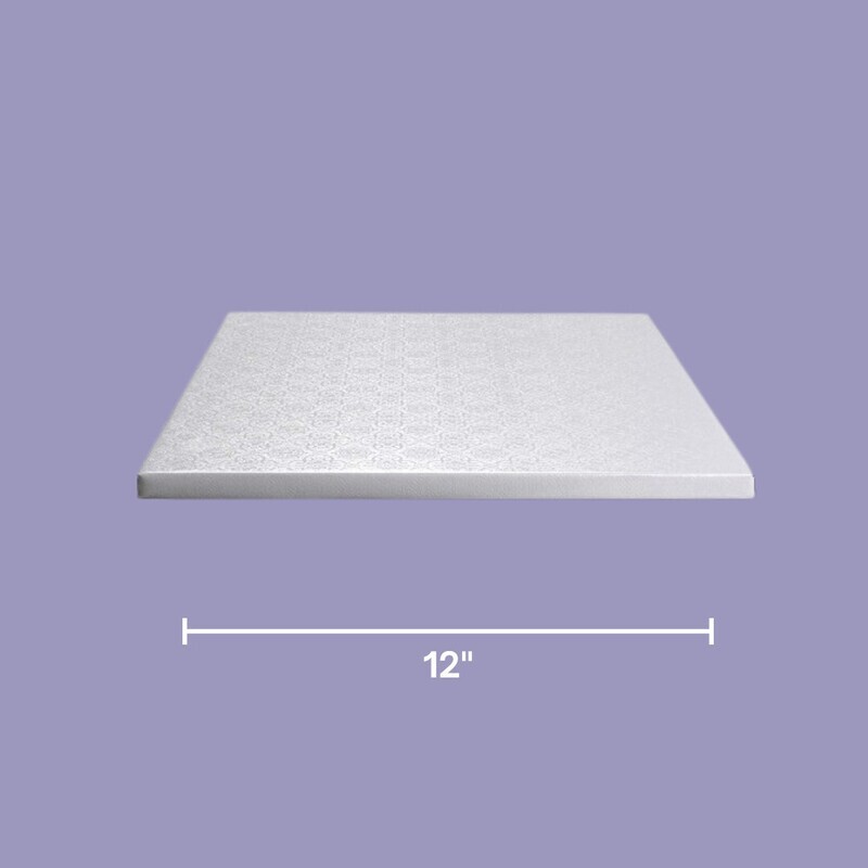 Drum White 12” Square