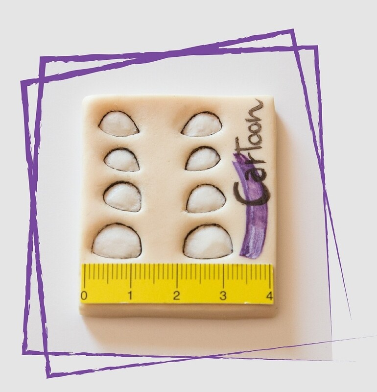 Silvia Mancini Easy Eyes Cartoon Purple