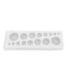 Silicone Mold DIY Cystal Gutta Percha Mold Size Semicirlce