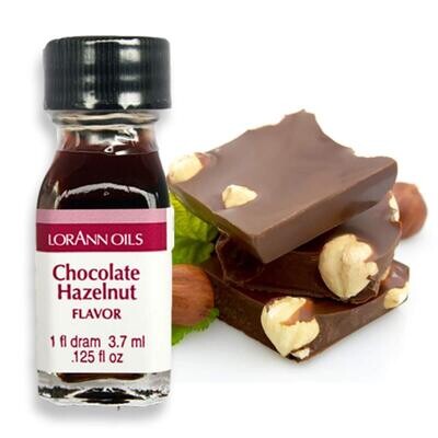 Super Strength Flavor LorAnn Chocolate Hazlenut .125oz