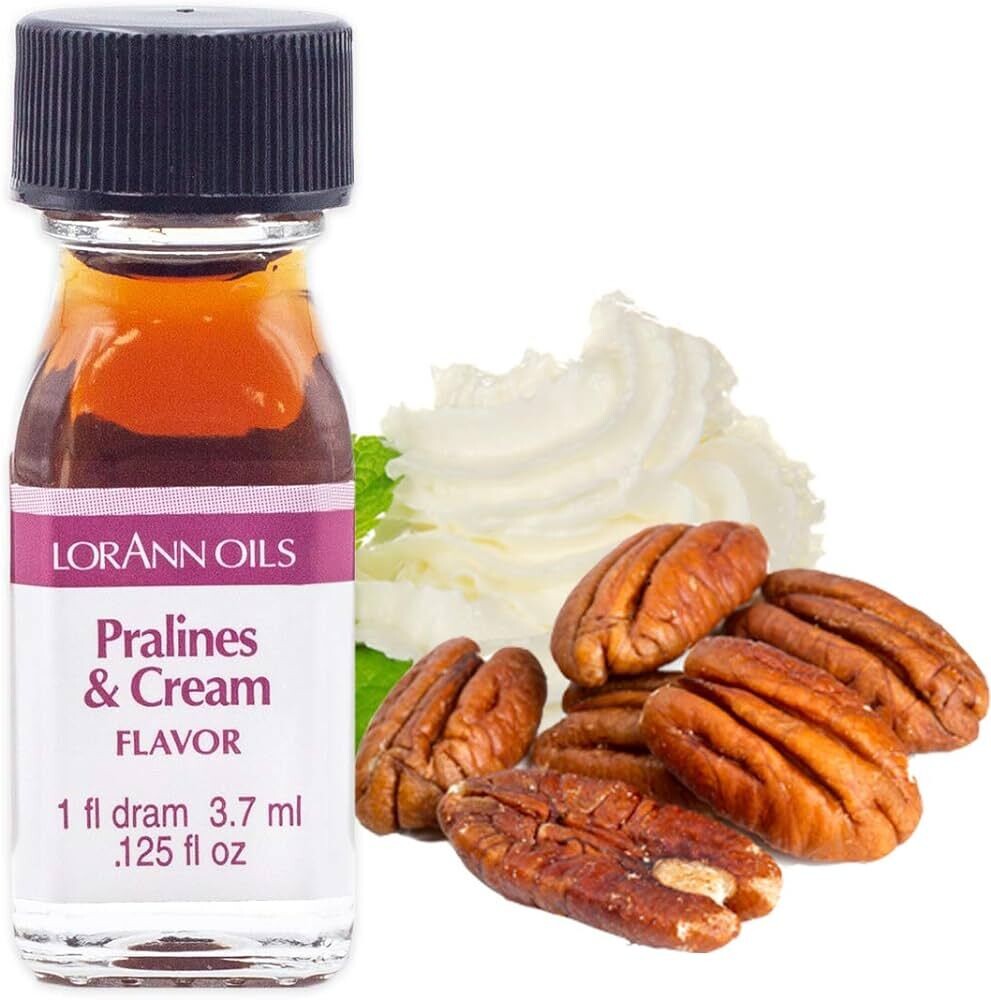 Super Strength Flavor LorAnn Pralines &amp; Cream  Candy  .125 oz