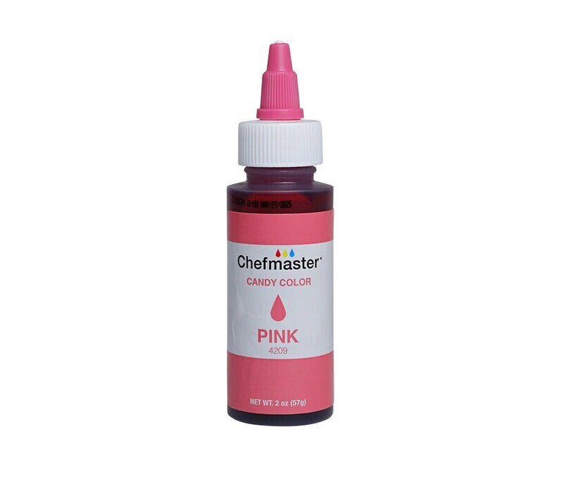 Chefmaster Candy Color Pink 2oz