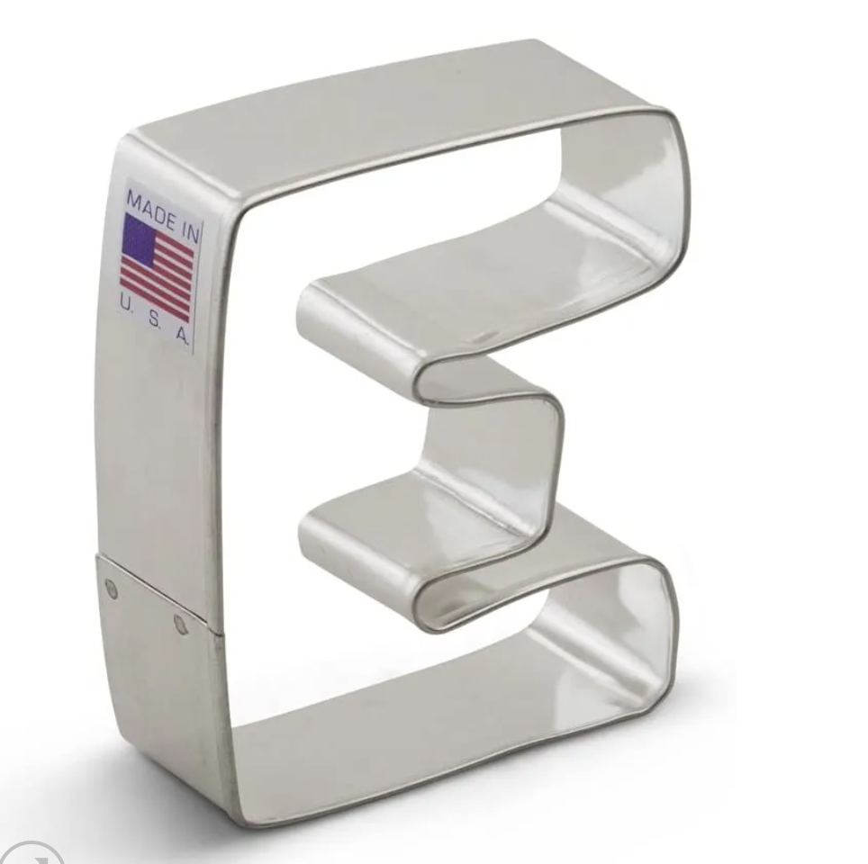 AC Cookie Cutter Letter E
