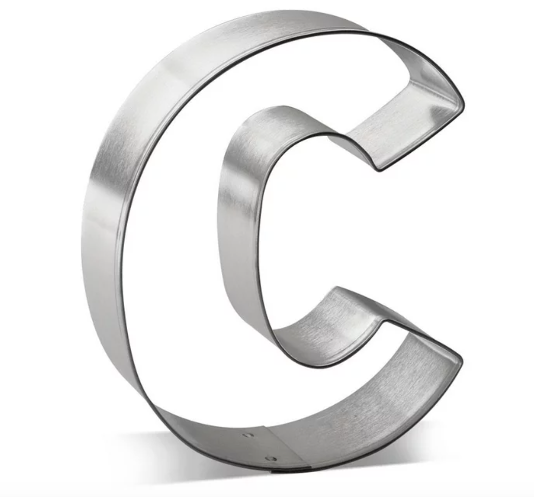 AC Cookie Cutter Letter C