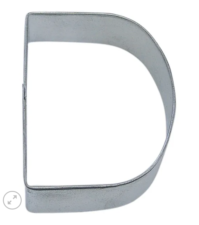 AC Cookie Cutter Letter D