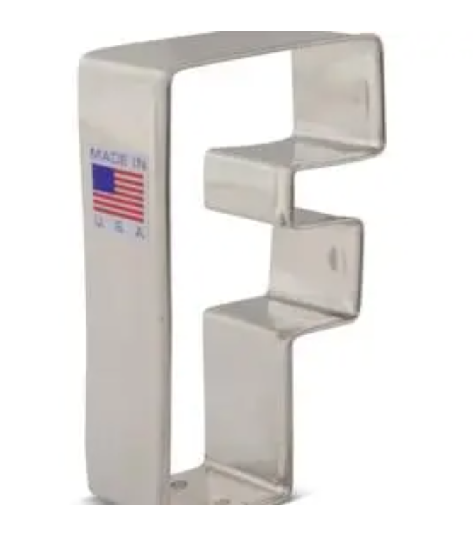 AC Cookie Cutter Letter F