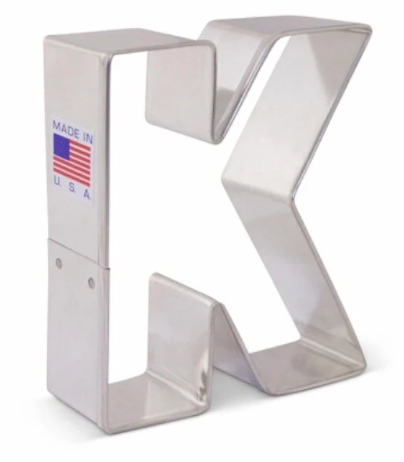 AC Cookie Cutter Letter K
