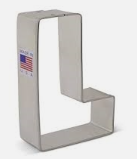 AC Cookie Cutter Letter L*