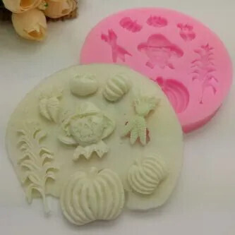 Silicone Mold Halloween Pumpkin Harvest