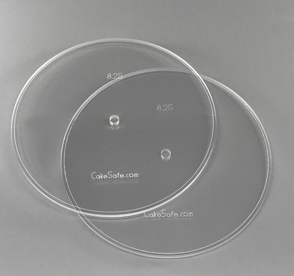 Cake Safe Acrylic Disks 9”-.5&quot; Round