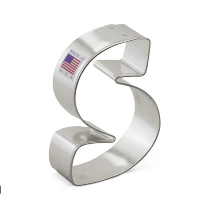 AC Cookie Cutter Letter S