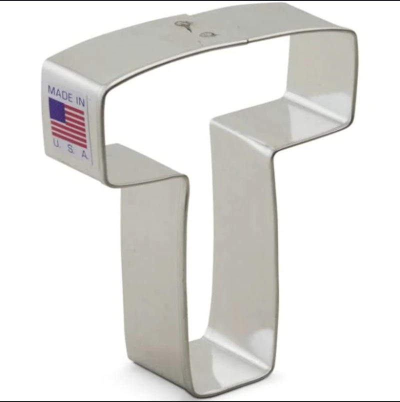 AC Cookie Cutter Letter T