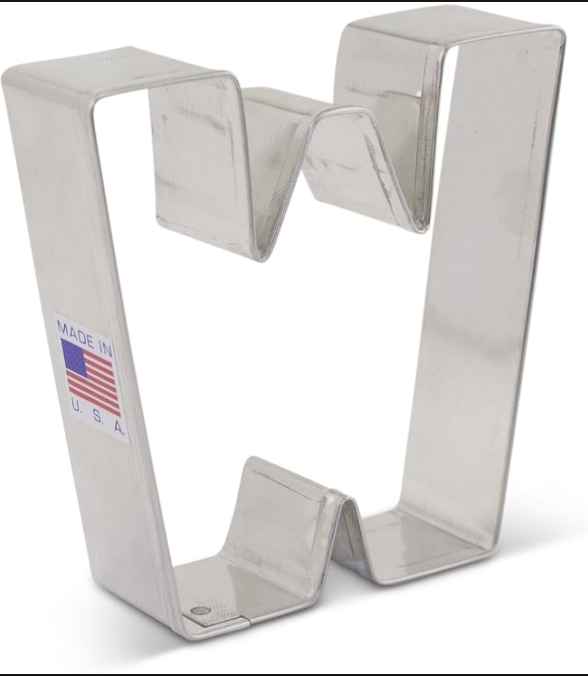 AC Cookie Cutter Letter W