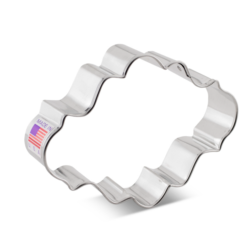 AC Cookie Cutter Oval Plaque