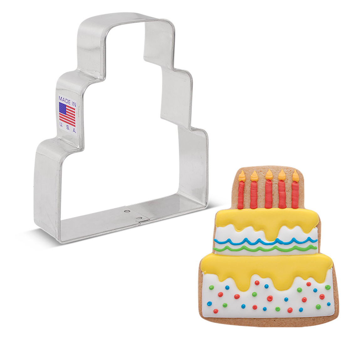 AC Cookie Cutter Wedding Cake