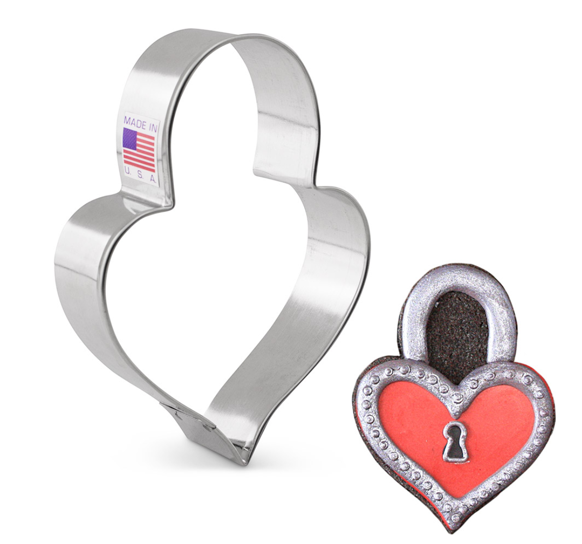 AC Padlock Cookie Cutter