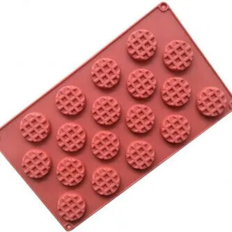 Silicone Mold 18 Cavities Waffle