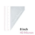 Cookie Countess Tipless Piping Bags 8" 100ct 40 Microns