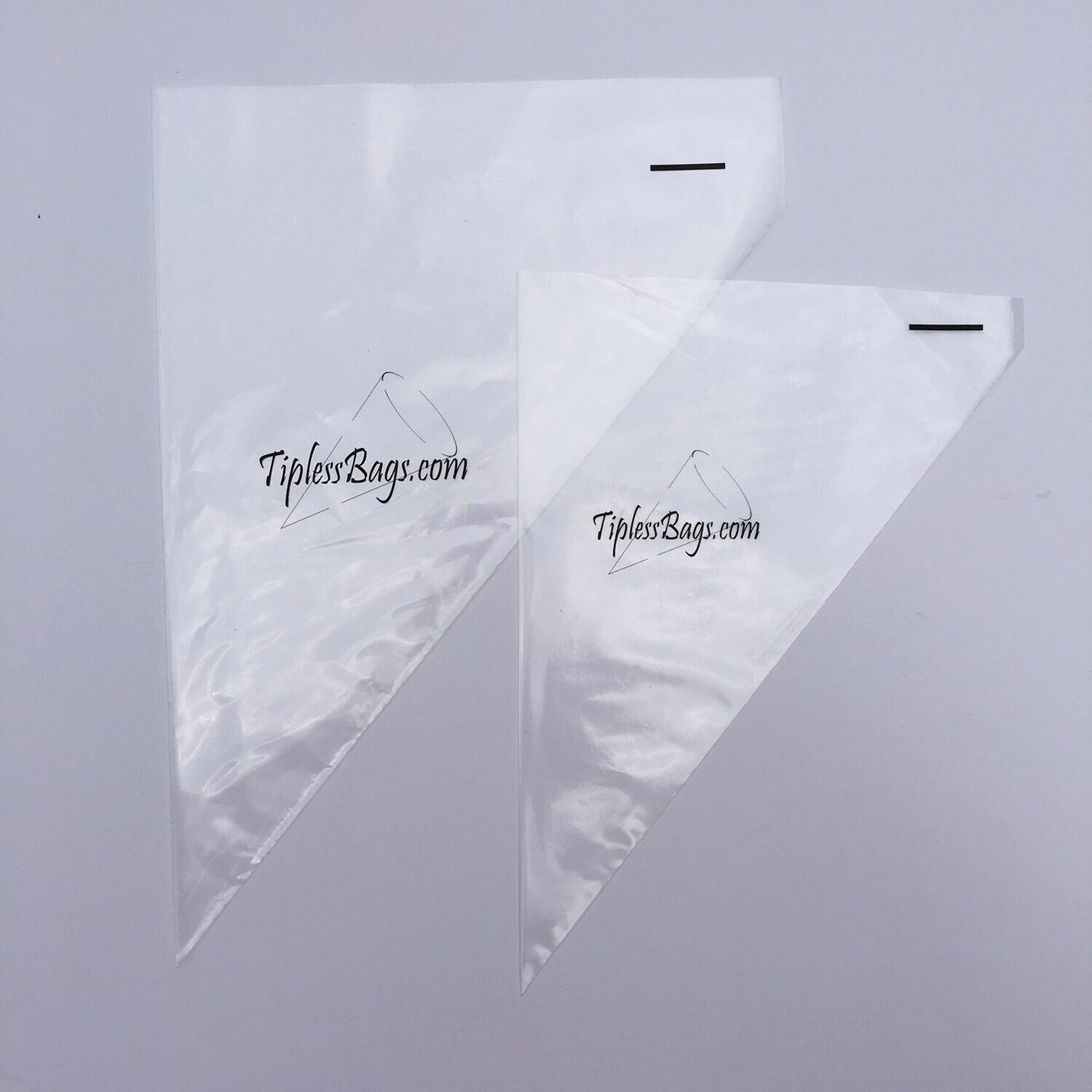 GD Tipless Piping Bags 11.5&quot; Smooth 100ct 55 Microns
