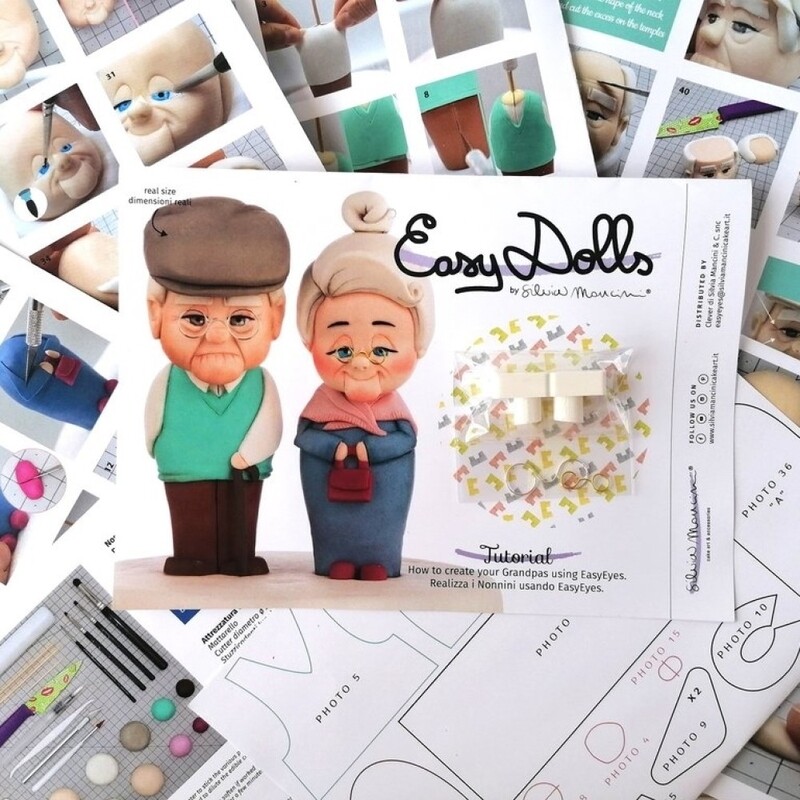 Silvia Mancini Old Folk Dolls Tutorial Set
