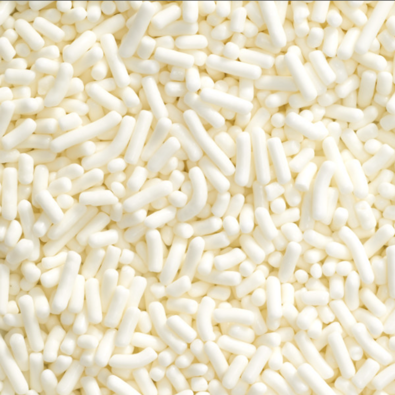 Confectionery Arts Jimmies - 4.3 oz - White