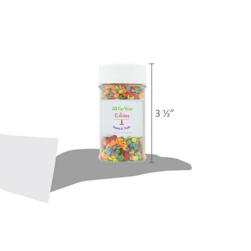 Confectionery Arts Jimmies - 4.3 oz - White