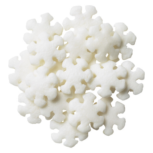 DecoPac White Snowflake Quins 2oz