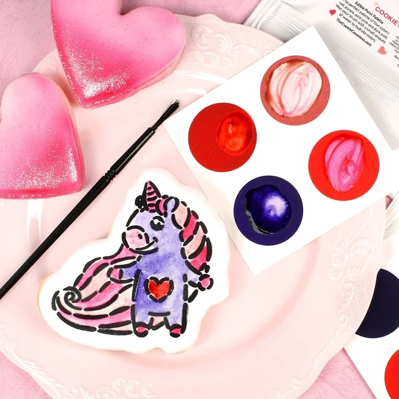 Cookie Countess PYO Paint Palettes Valentine's Day