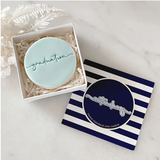 CCC  Graduation Tiny Text Stamp (Little Biskut)