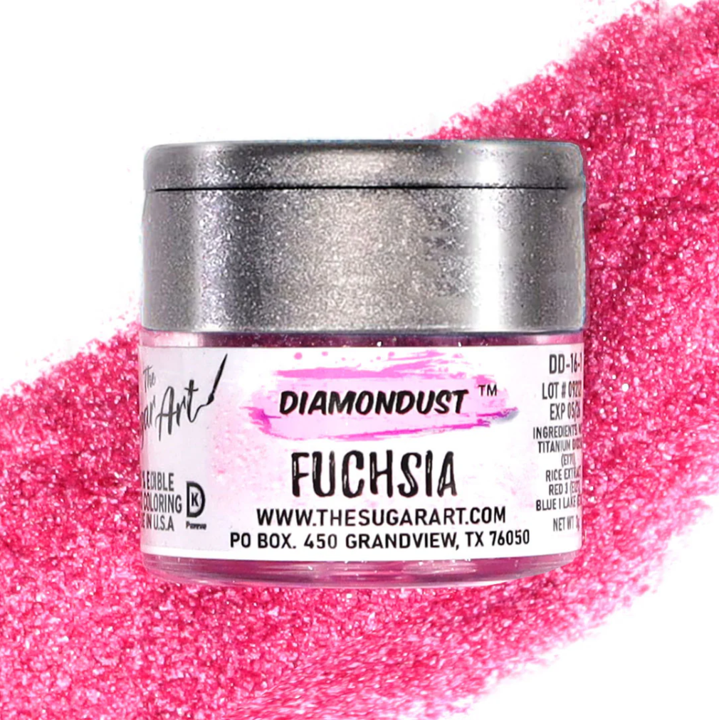Diamond Dust The Sugar Art Fuchsia 2.5g