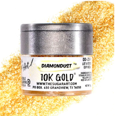 Diamond Dust The Sugar Art 10K Gold 2.5g