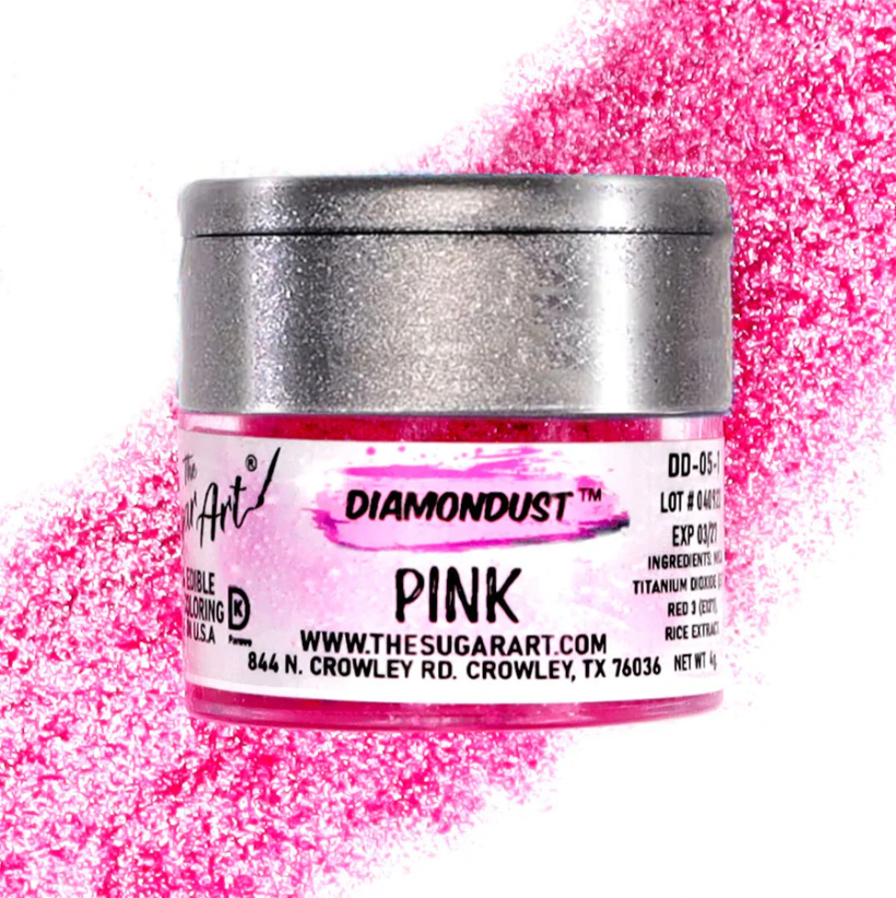 Diamond Dust The Sugar Art Pink 2.5g