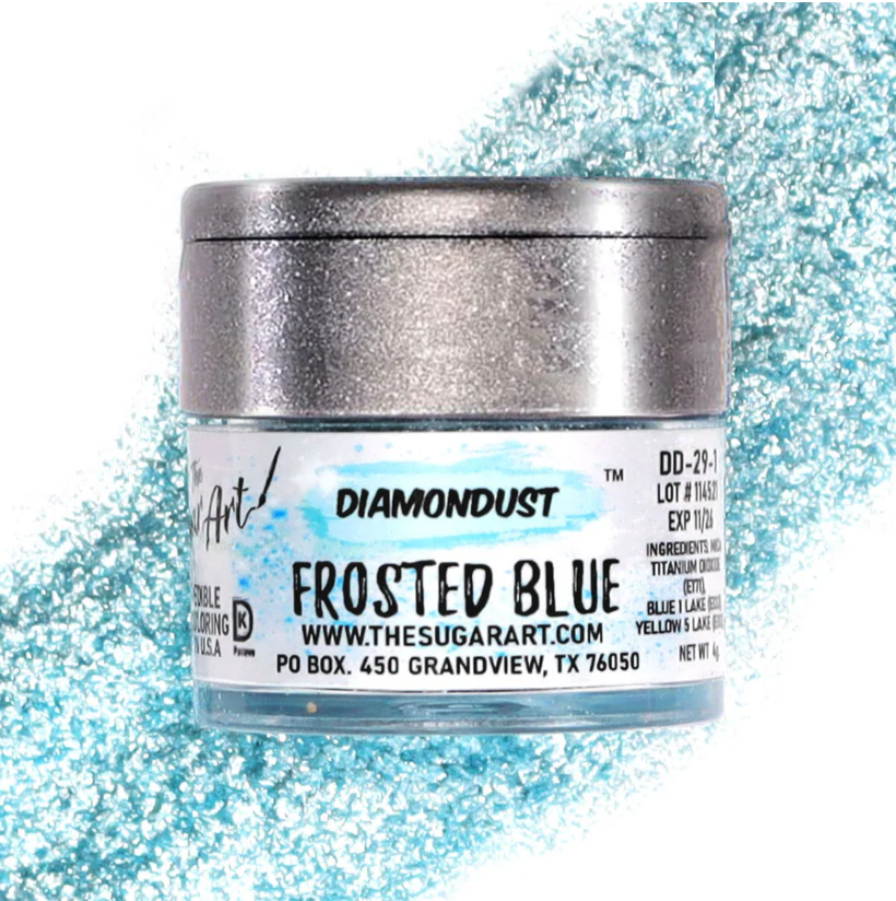 Diamond dust The Sugar Art Frosted Blue 4g.