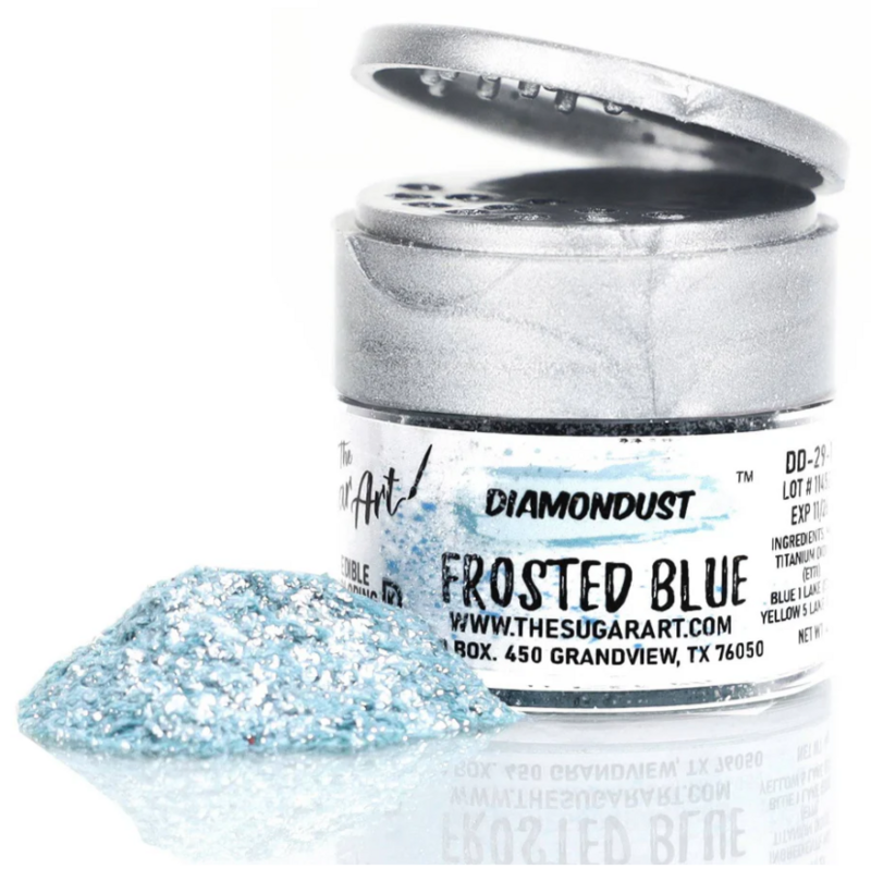 Diamond dust The Sugar Art Frosted Blue 4g.