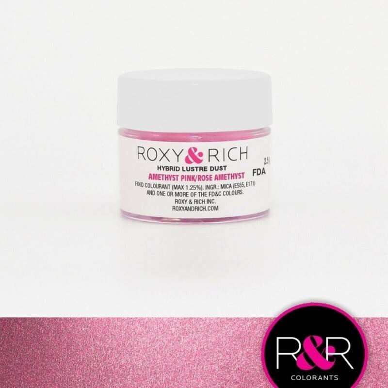 R &amp; R Hybrid Sparkle Dust Amethyst Pink 2.5gr