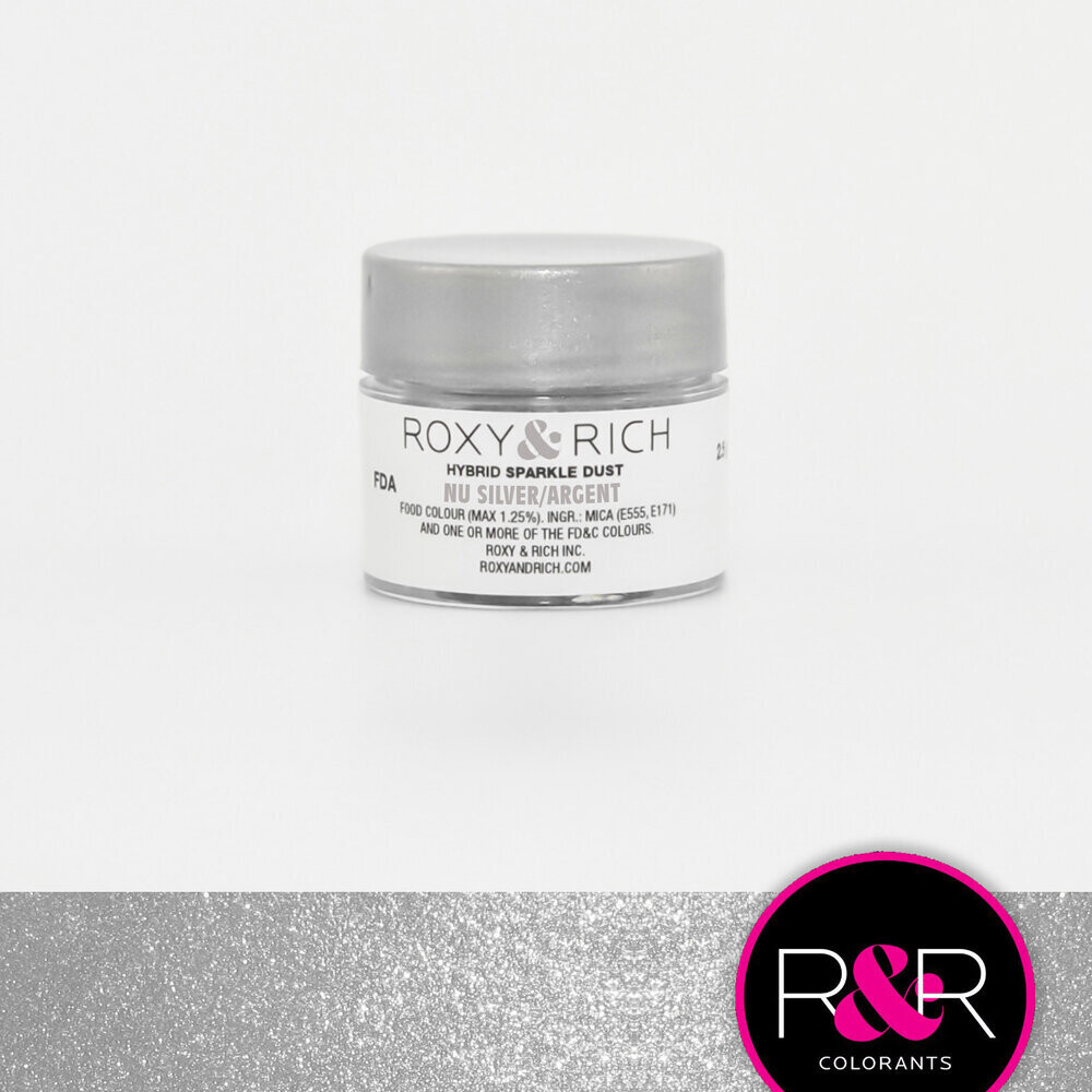 R &amp; R Hybrid Sparkle Dust Nu Silver 2.5gr